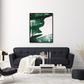 Green Abstract Wall Art | Roar | 16x20" | Nenyasha Cherish Arts