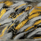 Abstract gold leaf artwork | Turning around for good | 46x31 inches | Nenyasha Cherish Arts