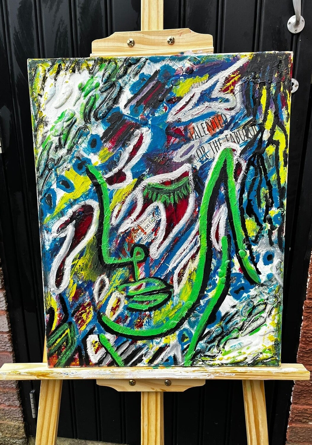 Mixed media artwork on canvas | 16 x 20 inches | Nenyasha Cherish Arts