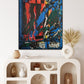 Mixed media art | Blue framed mixed media art | Nenyasha Cherish Arts