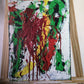 Green and Red acrylic Canvas Art | 16x12" | Nenyasha Cherish Arts