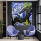|Vibrant Mixed Media Collage Painting" "Colorful Acrylic Art Print Decor" "Unique Handmade Mixed Media -43 x 47 inches | Nenyasha Cherish Arts