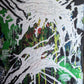 Green Abstract wall art on canvas | Contemporary minimal art | 16x20" | Nenyasha Cherish Arts