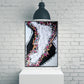 Textured canvas art Black and gold wall art Textured wall art Modern canvas wall art White textured art Textured painting Textured art White 16 x 12 inches | Nenyasha Cherish Arts