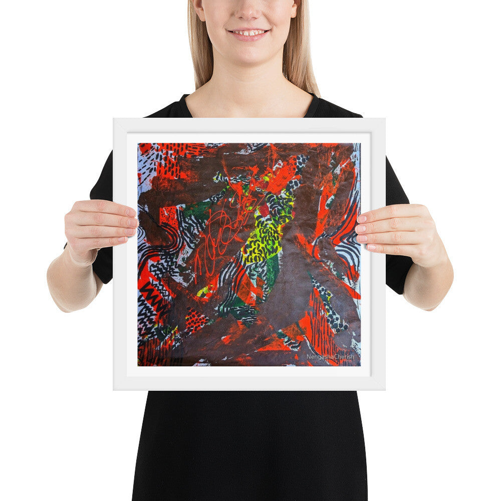Framed poster-Ready to hang wall art-Ready to hang art | Nenyasha Cherish Arts