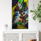 "Nature-Inspired Mixed Media Canvas in Green and Blue - Vibrant Textured Artwork" "Serene Green and Blue Mixed Media Canvas - Organic Nature-Inspired Art" "Textured Acrylic and Oil Art - Vibrant Green | Nenyasha Cherish Arts