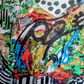 Mixed media art -Unstretched canvas art, Mixed dotted art, Art patten on canvas | Nenyasha Cherish Arts